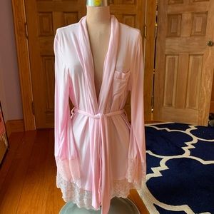 Wildfox Best Friends Pink Night Robe sz S